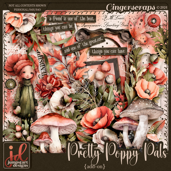 Pretty Poppy Pals {Add-On}