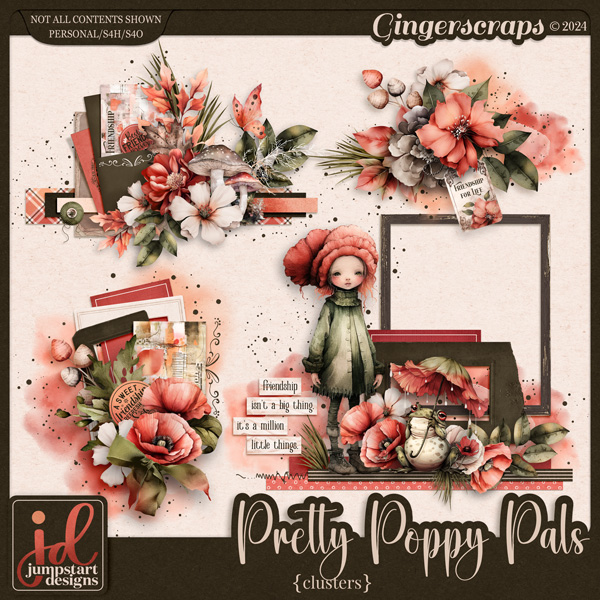 Pretty Poppy Pals {Clusters}