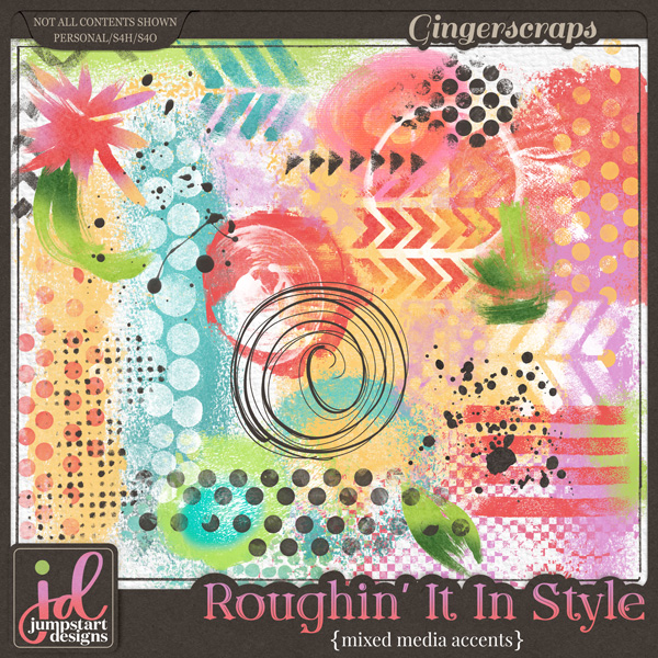 Roughin' It In Style {Mixed Media Accents} by Jumpstart Designs