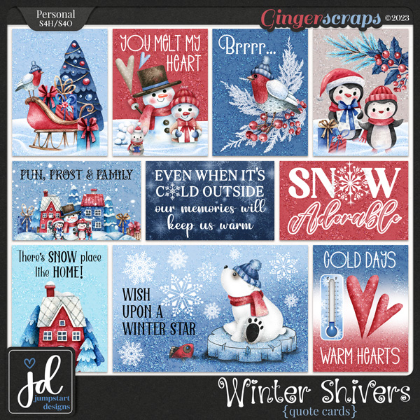 Winter Shivers {Quote Cards}