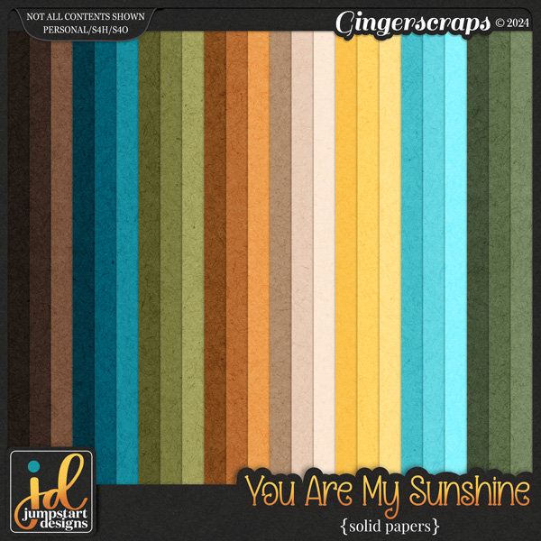 You Are My Sunshine {Solid Papers}