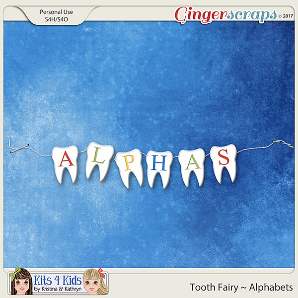 Tooth Fairy Alphabets by K4K