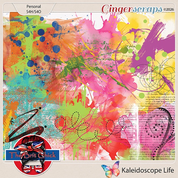 Kaleidoscope Graffiti By The Brit Chick