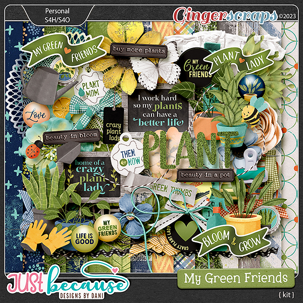 My Green Friends Kit by JB Studio