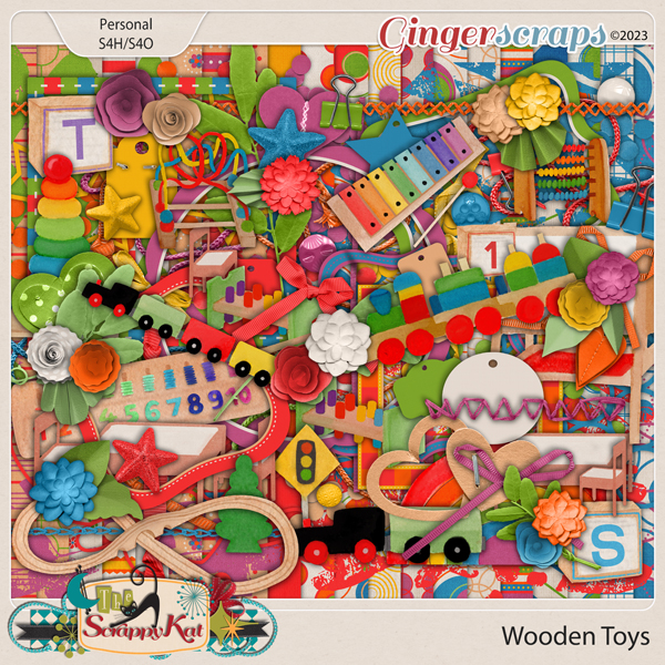 Wooden Toys by The Scrappy Kat