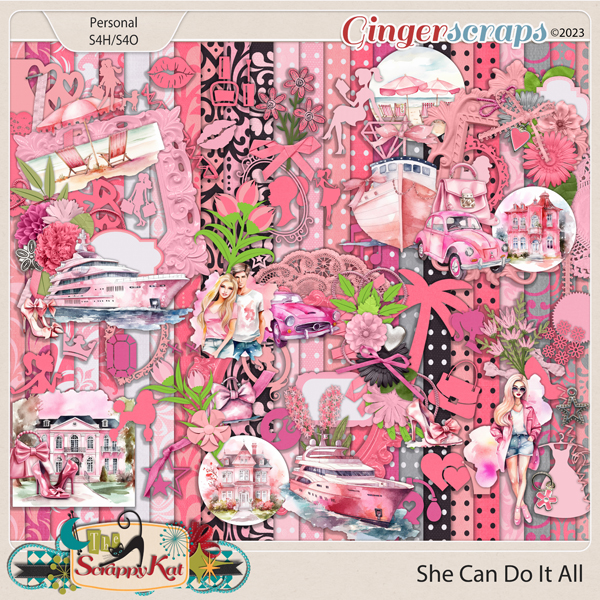 She Can Do It All Kit by The Scrappy Kat