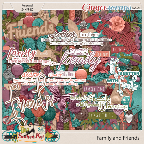 Family and Friends Kit by The Scrappy Kat