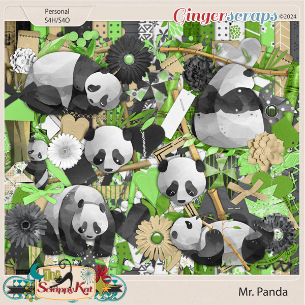 Mr. Panda by The Scrappy Kat