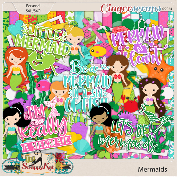 Mermaids by The Scrappy Kat