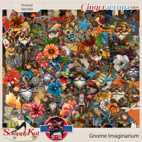 Gnome Imaginarium Collab by The Scrappy Kat