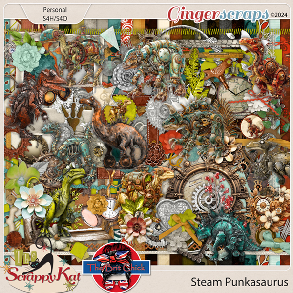 Steam Punkasaurus MEGA Collab Kit by The Brit Chick