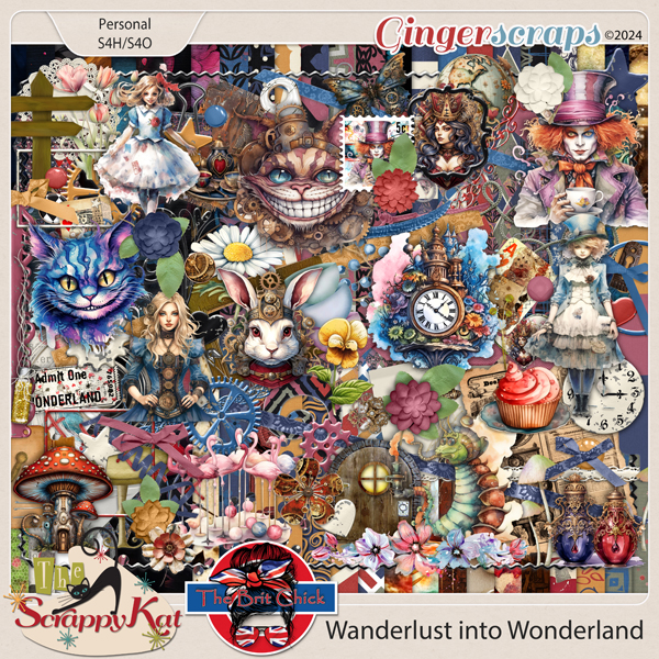 Wanderlust Into Wonderland MEGA Bundle by The Scrappy Kat