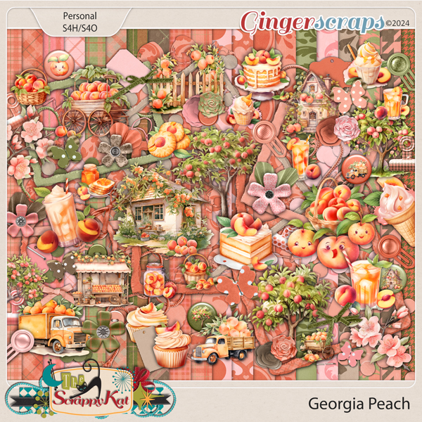 Georgia Peach Mega Kit by The Scrappy Kat