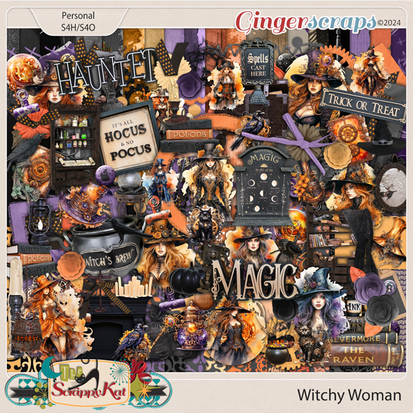 Witchy Woman by The Scrappy Kat