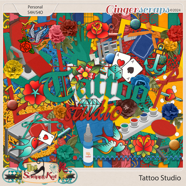 Tattoo Studio by The Scrappy Kat