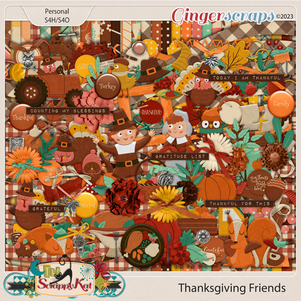 Thanksgiving Friends by The Scrappy Kat