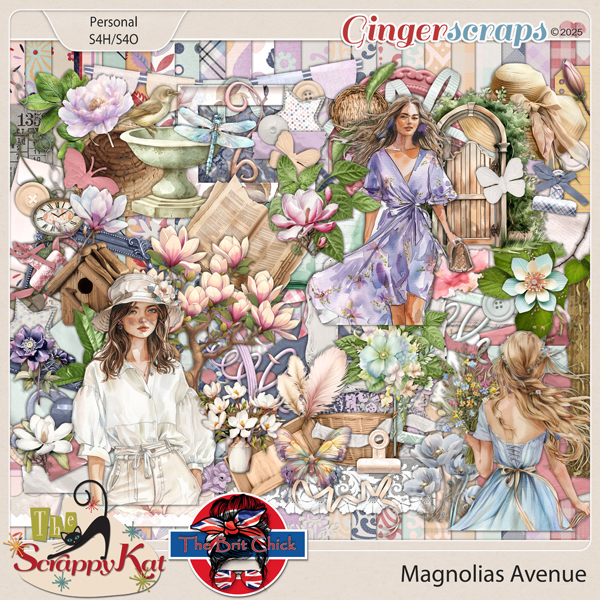 Magnolias Avenue Collab by The Scrappy Kat