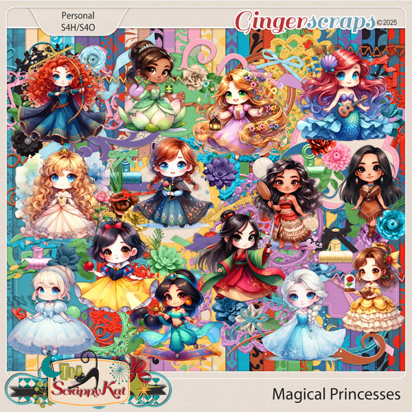 Magical Princesses by The Scrappy Kat