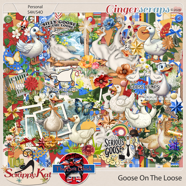 Goose On The Loose Collab by The Scrappy Kat