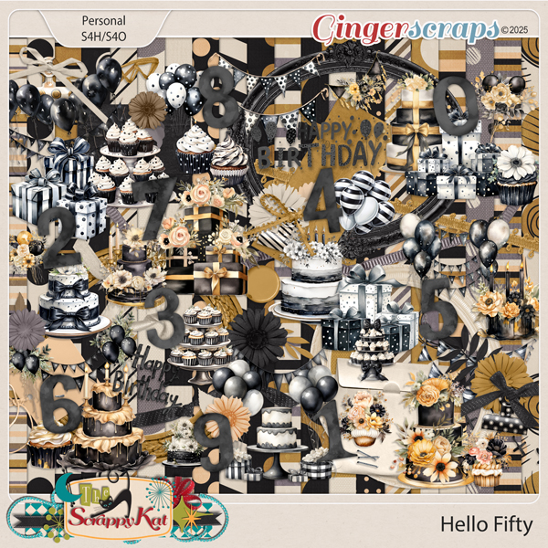 Hello Fifty by The Scrappy Kat