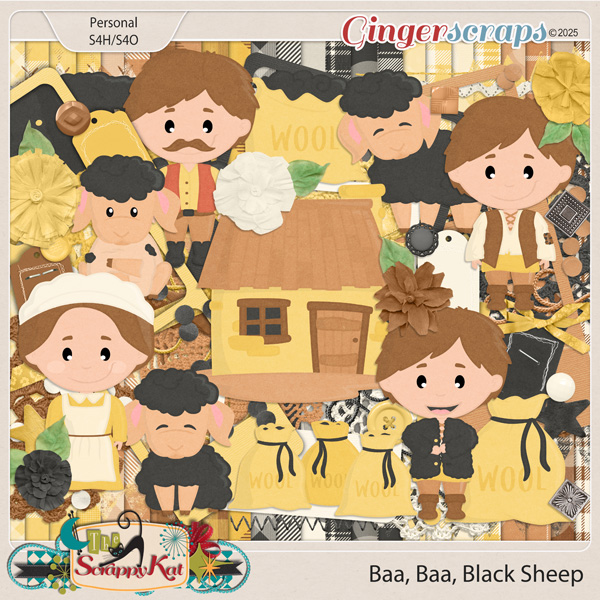 Baa, Baa, Black Sheep Kit by The Scrappy Kat