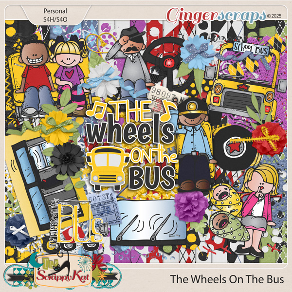 The Wheels on the Bus Kit by The Scrappy Kat