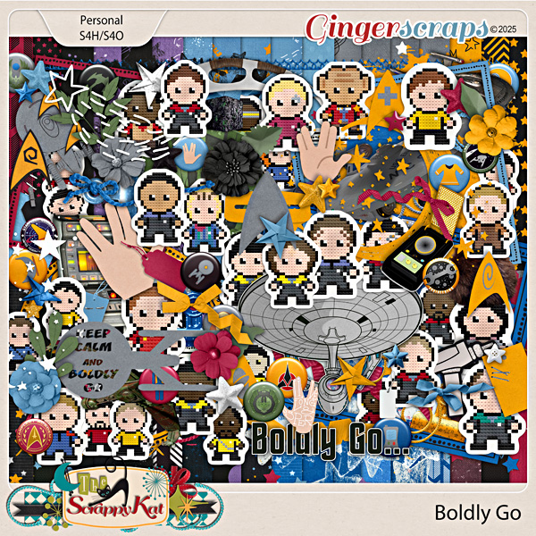 Boldly Go Kit by The Scrappy Kat