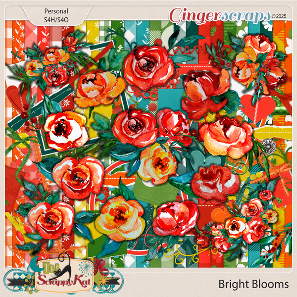 Bright Blooms by The Scrappy Kat