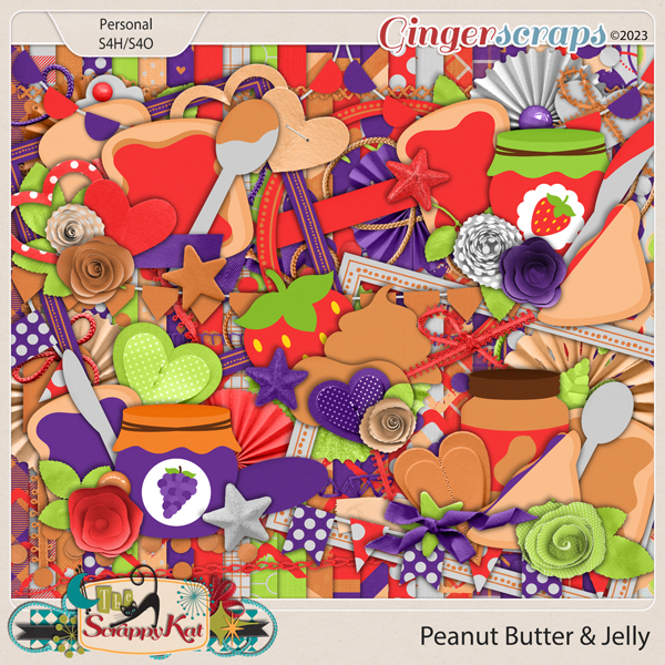 Peanut Butter & Jelly by The Scrappy Kat