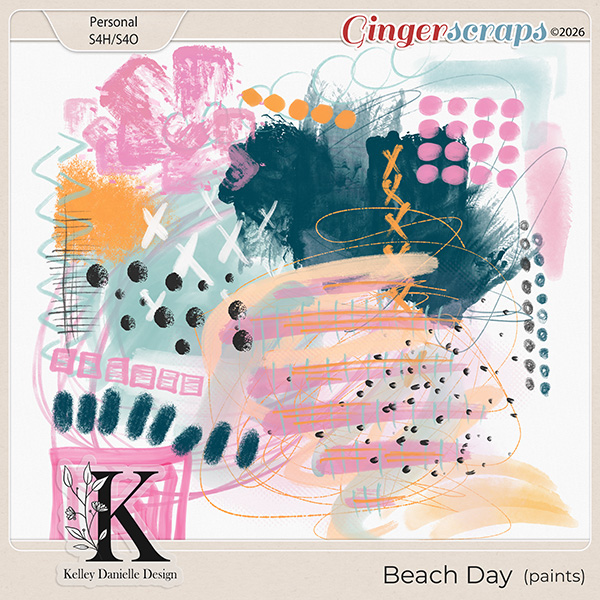 Beach Day Paint Kit by Kelley Danielle Design