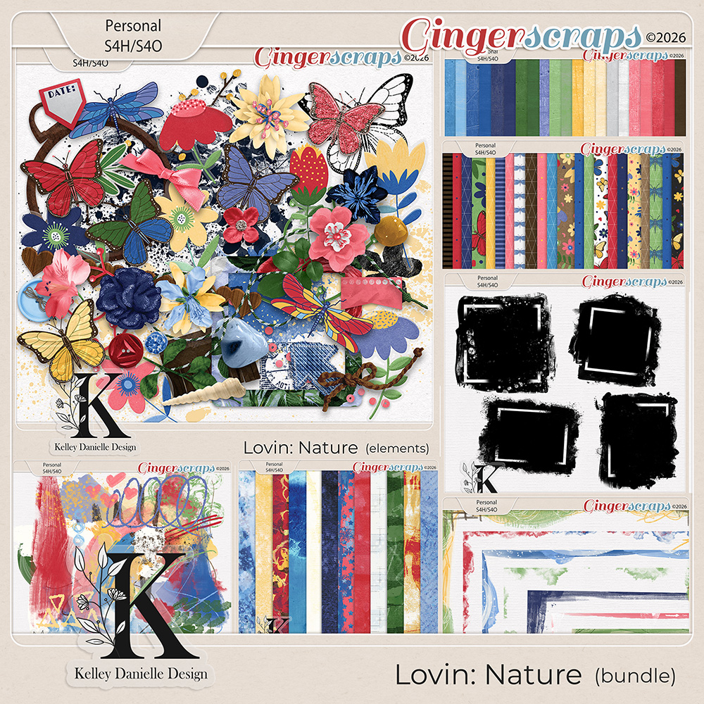 Lovin: Nature Collection Bundle by Kelley Danielle Design