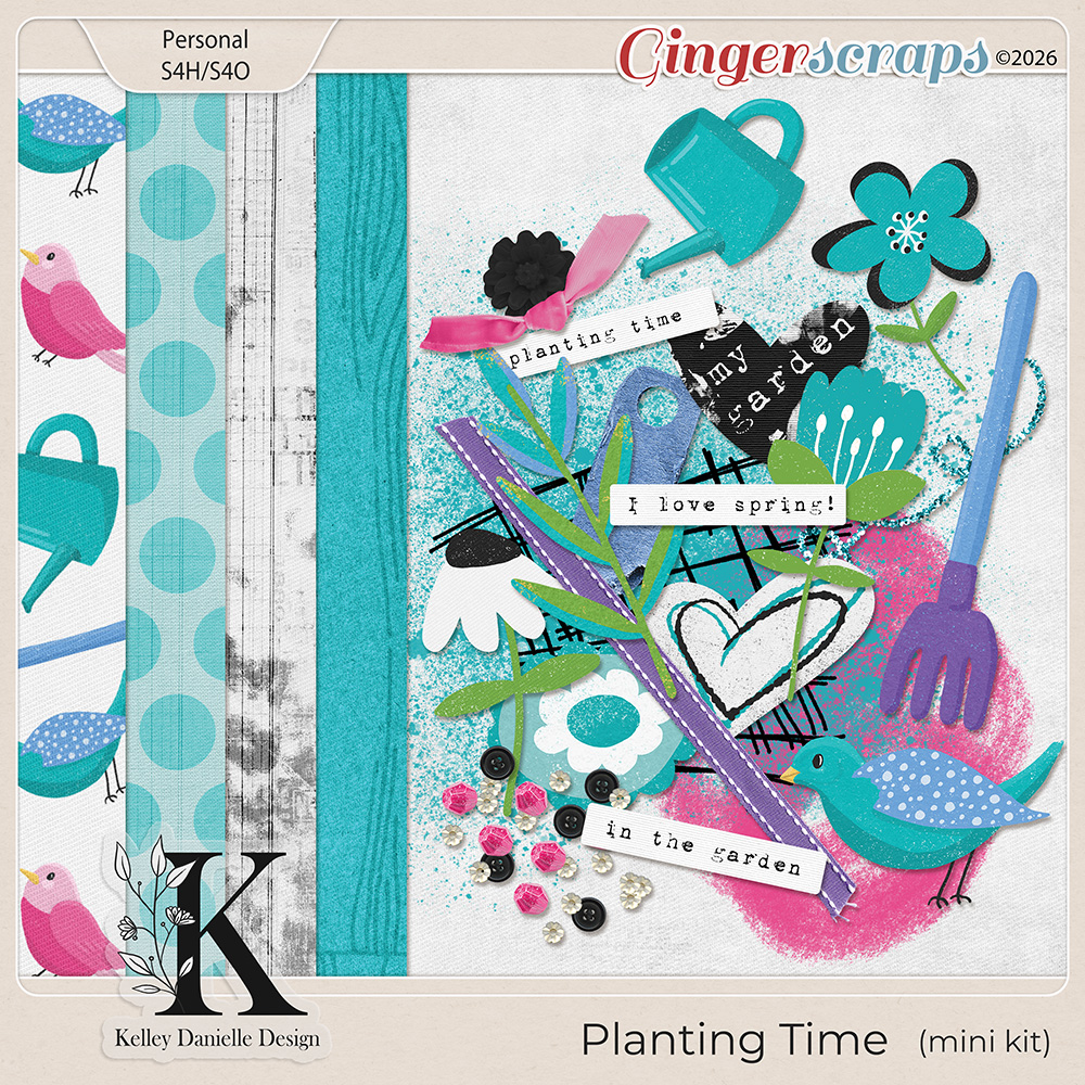 Planting Time Mini Kit by Kelley Danielle Design