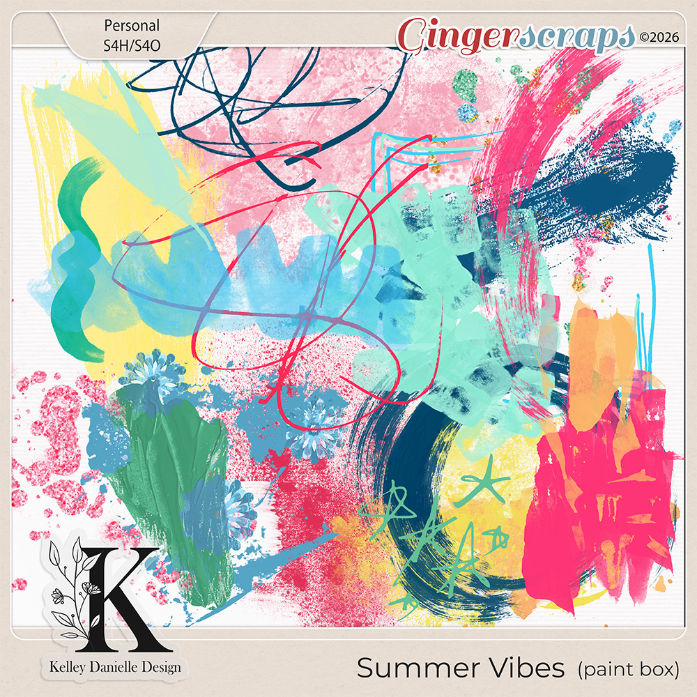 Summer Vibes Paint Box by Kelley Danielle Design