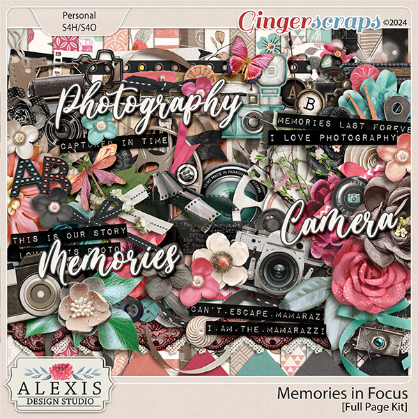 Memories in Focus - Full Page Kit