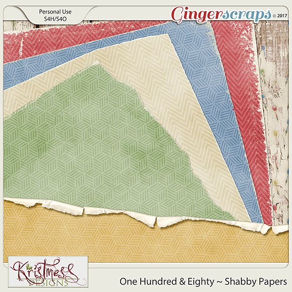 One Hundred & Eighty Shabby Papers