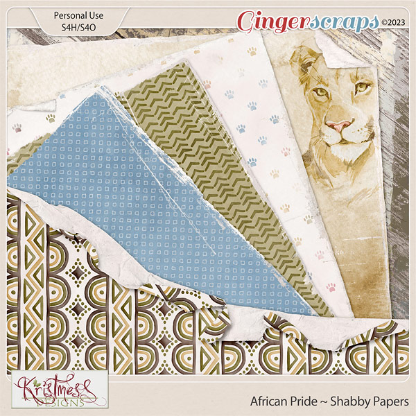 African Pride Shabby Papers