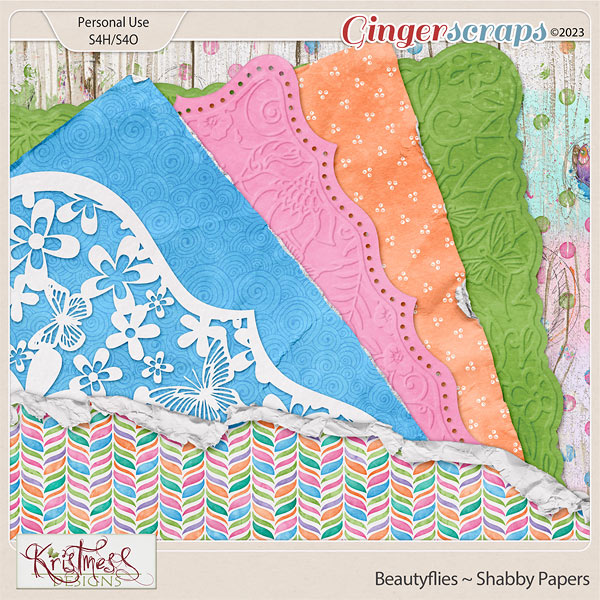 Beautyflies Shabby Papers