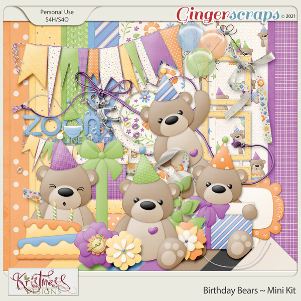 Birthday Bears Mini Kit