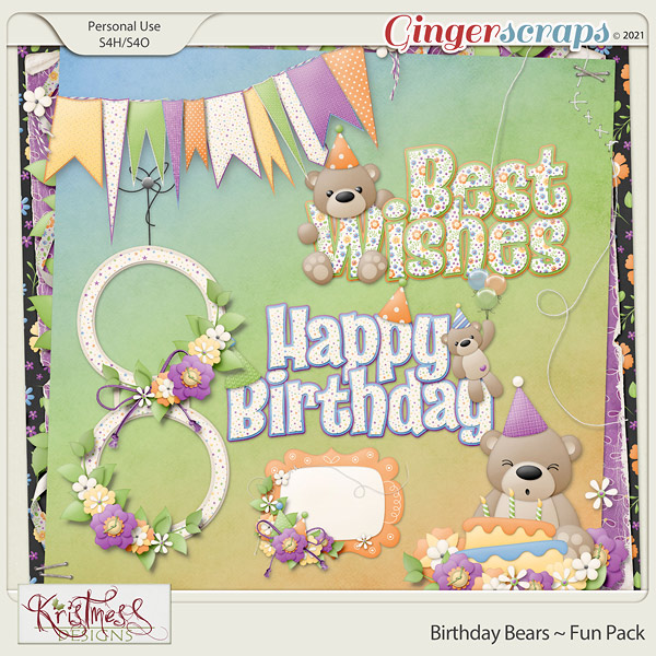 Birthday Bears Fun Pack
