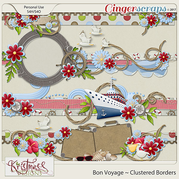 Bon Voyage Clustered Borders