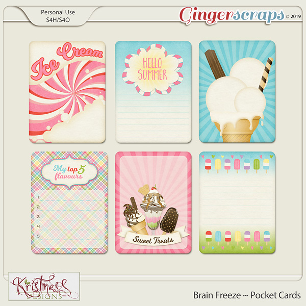 Brain Freeze Pocket Cards