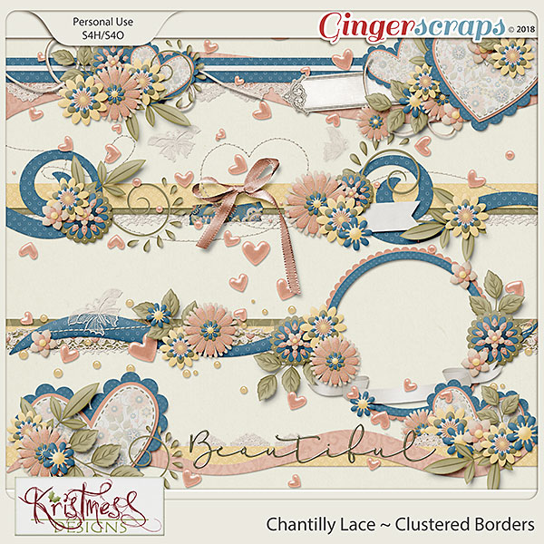 Chantilly Lace Clustered Borders