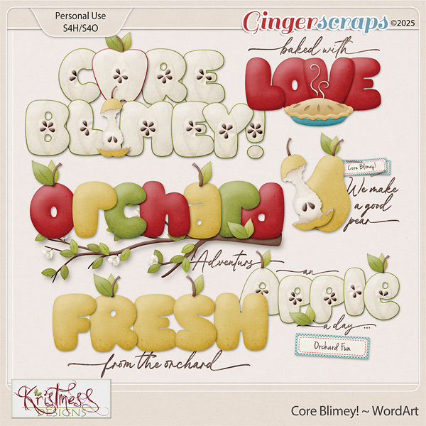 Core Blimey! WordArt