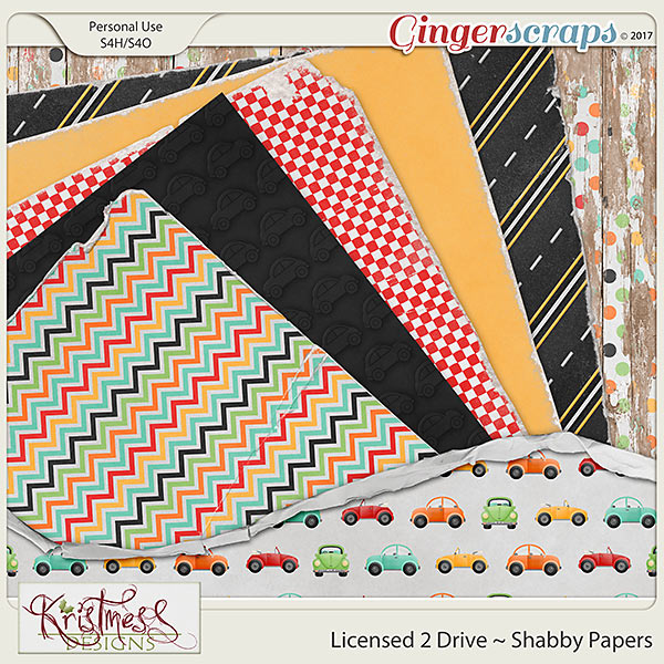 Licensed 2 Drive Shabby Papers