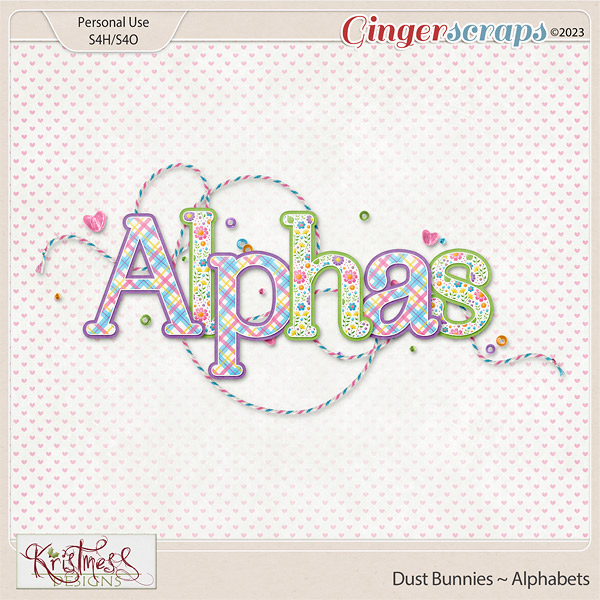 Dust Bunnies Alphabets