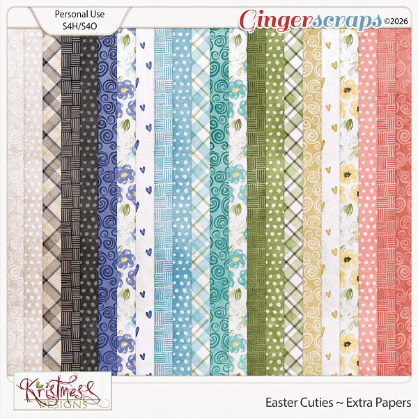 Easter Cuties Extra Papers