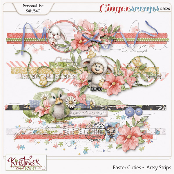 Easter Cuties Artsy Strips
