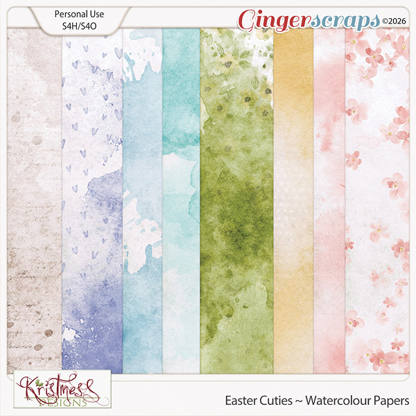 Easter Cuties Watercolour Papers