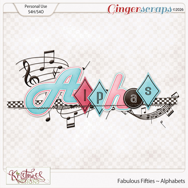 Fabulous Fifties Alphabets