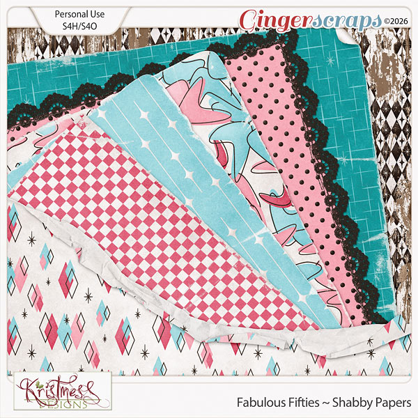 Fabulous Fifties Shabby Papers